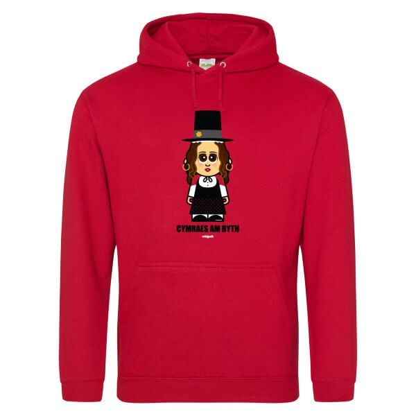 Cymraes Am Byth Hooded Top