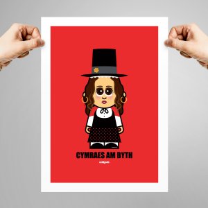 Cymraes Am Byth Print