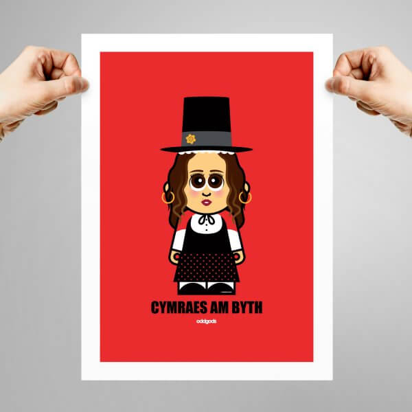 Cymraes Am Byth Print