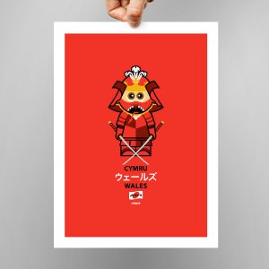 Welsh Samurai Print
