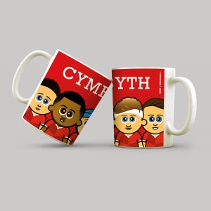 Cymru Am Byth Rugby Mug