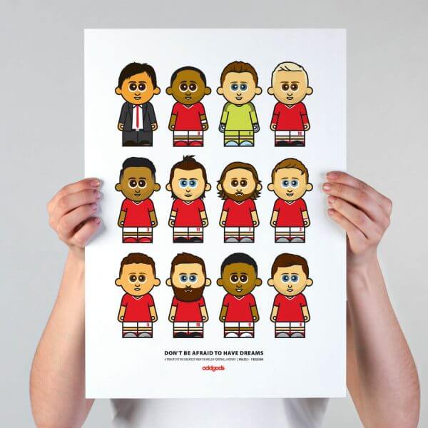 Dreams' Welsh Football Print