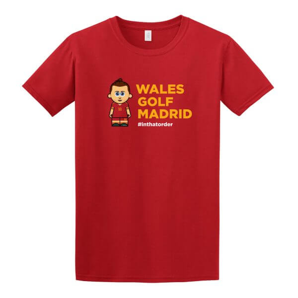 Wales. Golf. Madrid. Tee